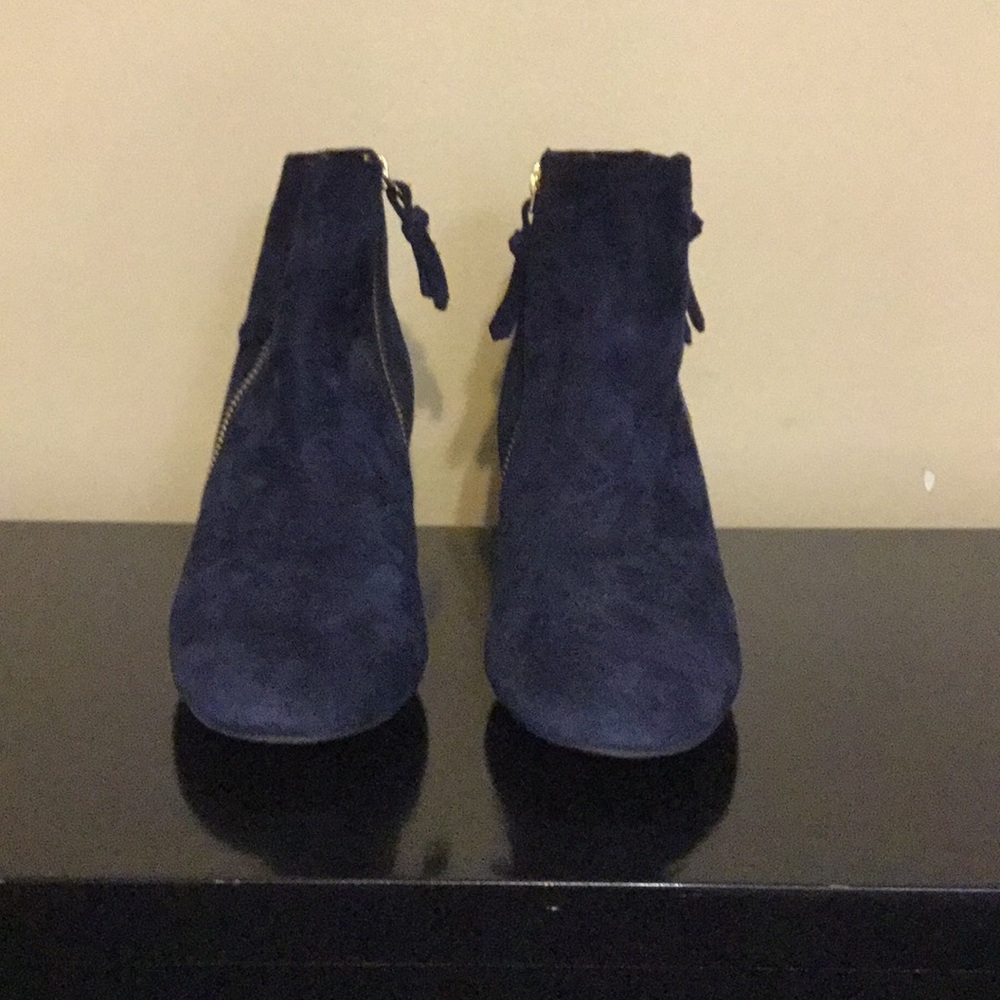 Blue booties